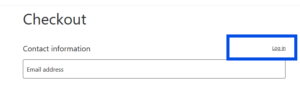 login at checkout - My Live classroom