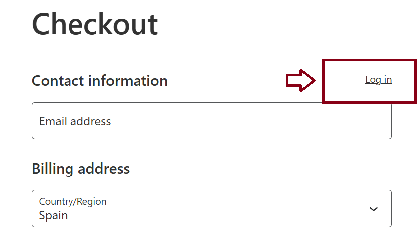 login at checkout - My Live classroom